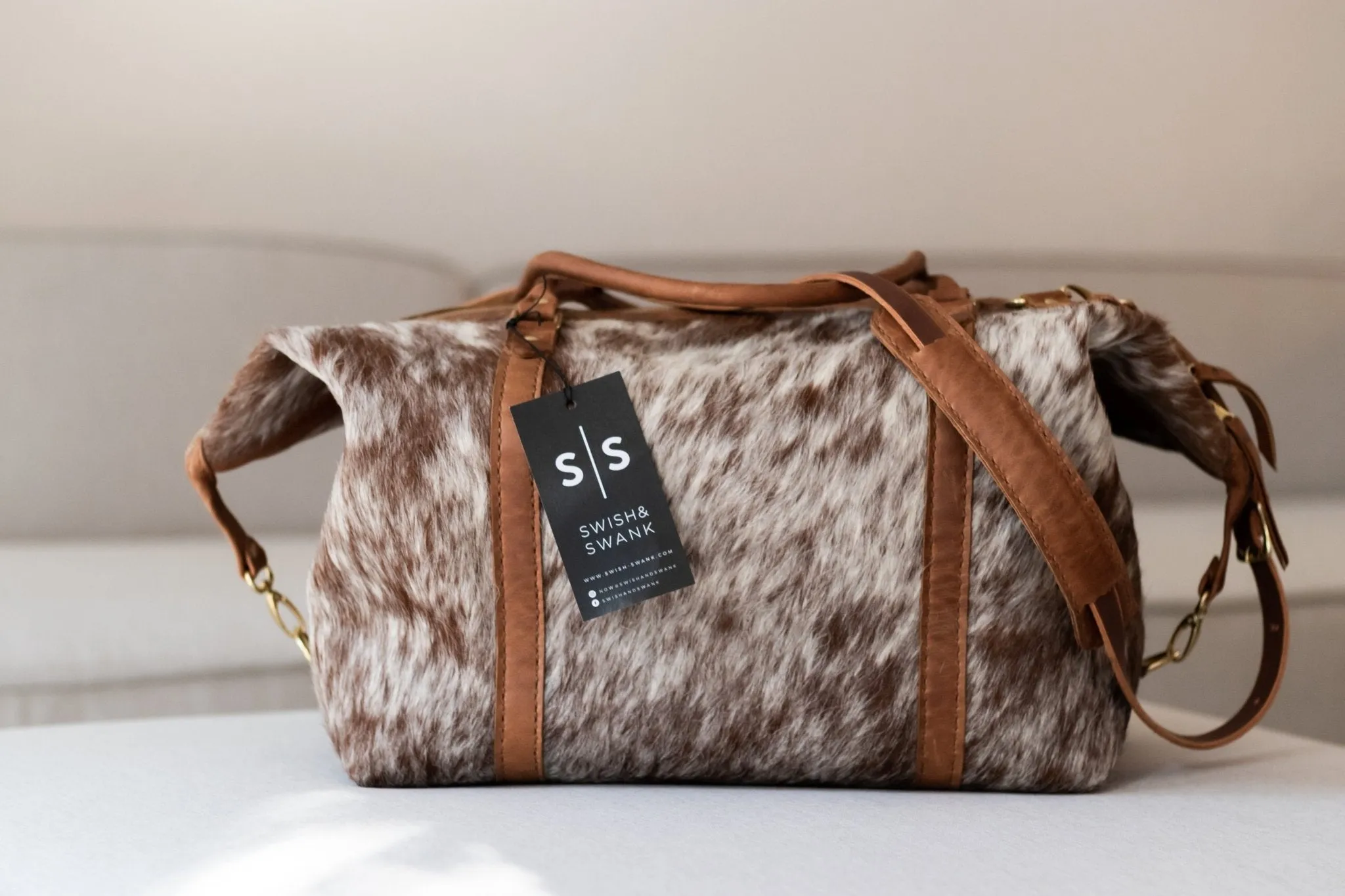 Classic Leather Duffle Bag