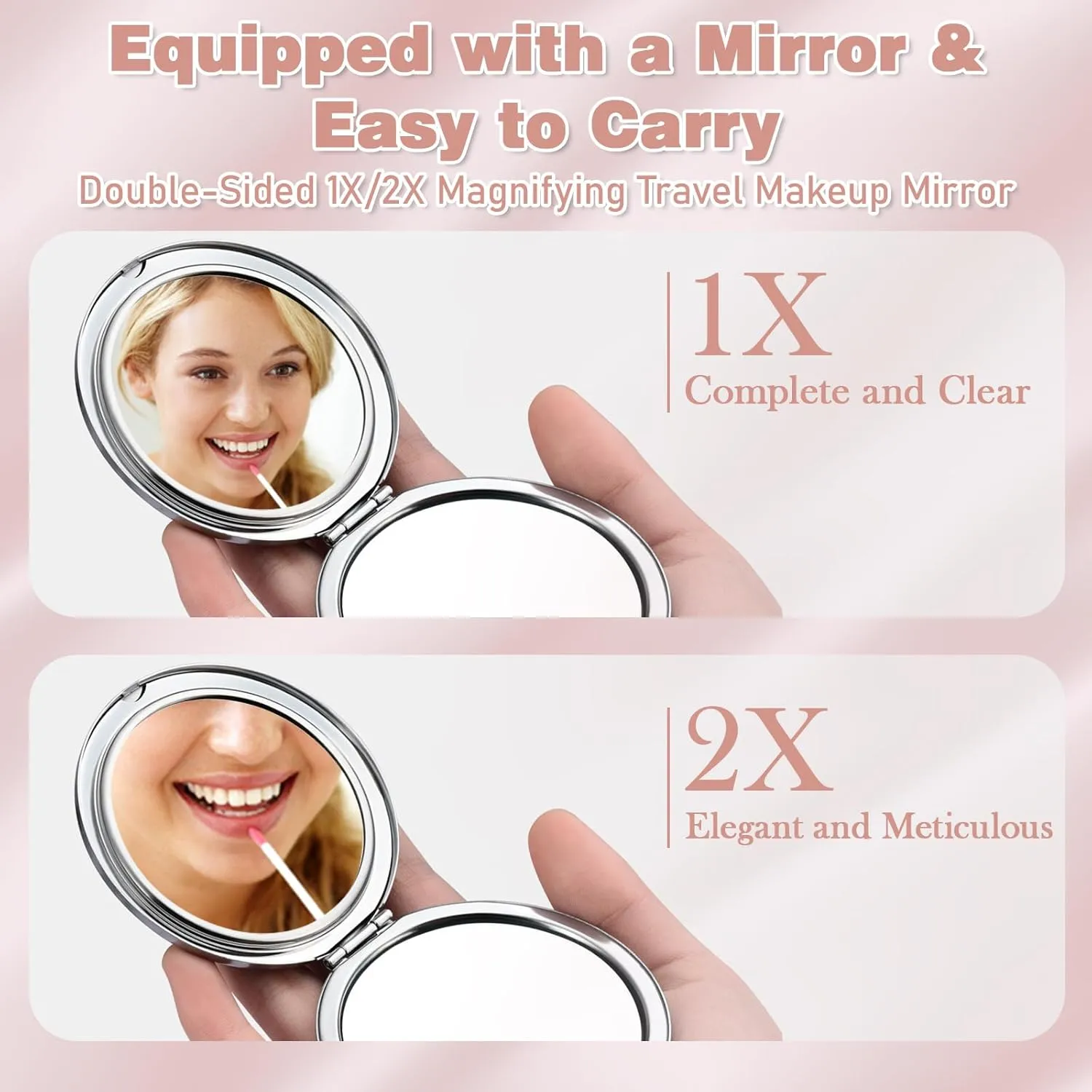 Clear Initial Makeup Bag,Mini Clear Makeup Bag,Personalized Small Clear Cosmetic Bag,Travel Makeup Bag Organizer,Cute Clear Waterproof Toiletry Bag with Zipper,Gifts for Women-A, White