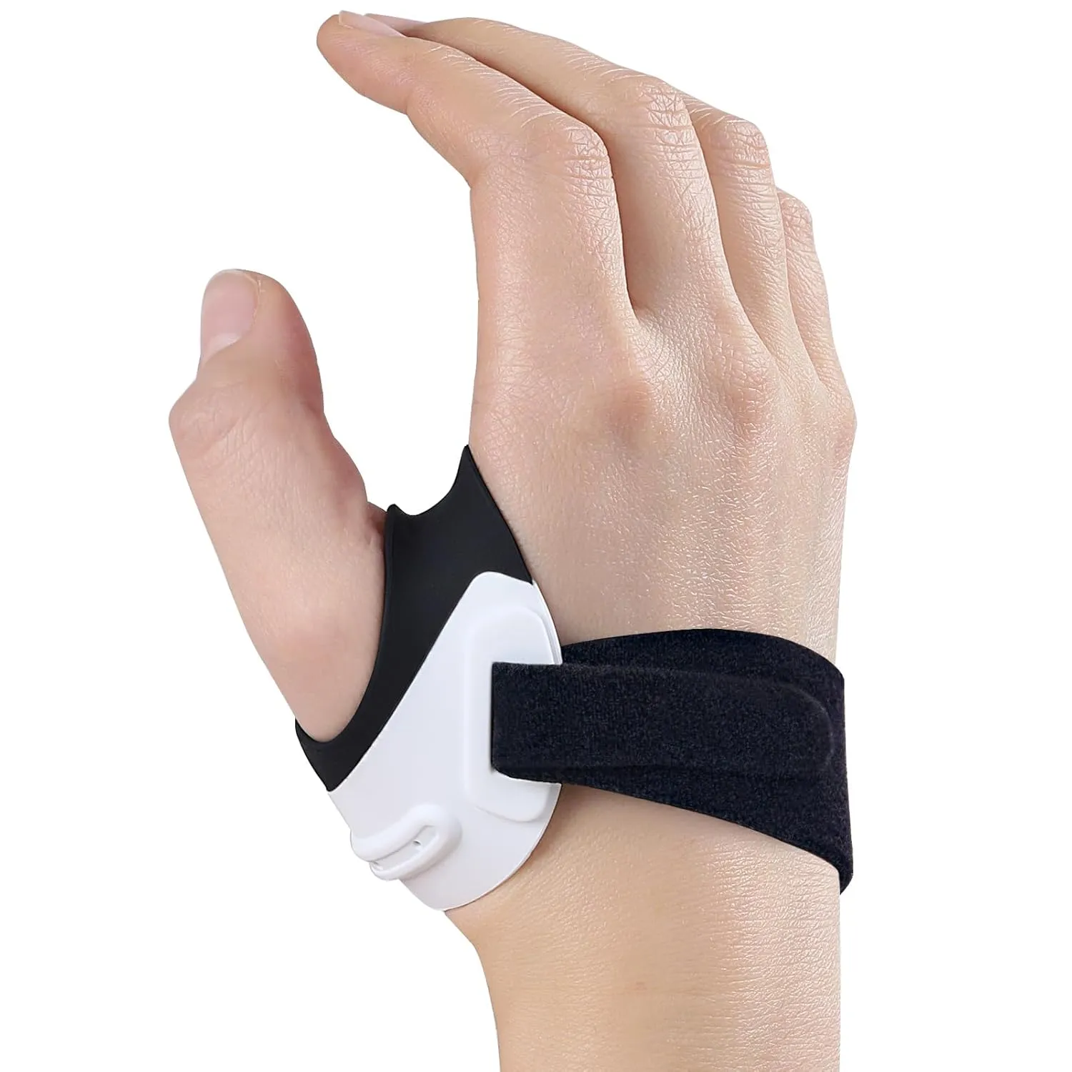 CMC Thumb Brace for Osteoarthritis, Anti-Crack Design for Joint Pain, Tendonitis, and Arthritis Relief - Lightweight Thumb Splint Stabilizer for Active (Small, Left Hand)