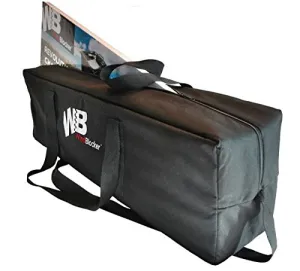 Collapsible Chafing Dish Carrying Bag – 6-Compartment Padded Tote by TWB Innovations – Heavy Duty Polyester with Handles & Shoulder Strap – Fits 6 Chafers – Catering Equipment Storage Bag