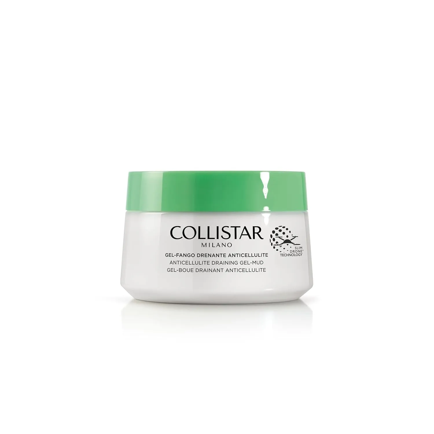 Collistar Gel-mud Draining Anti-cellulite, Unpublished gel-fango texture, has a targeted anti-cellulite, slimming and draining, Contains escin and white mud, Without rinsing, 400 ml