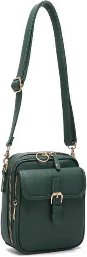 Comebybuy Vintage Large Capacity Messenger Bag, 2025 New Vintage Double Layer Large Capacity,Anti-Skimming Bag