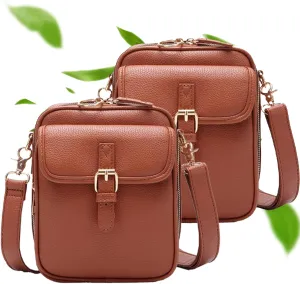 Comebybuy Vintage Large Capacity Messenger Bag, Inbuyus Large Capacity Messenger Bag, Crossbody Shoulder For Women