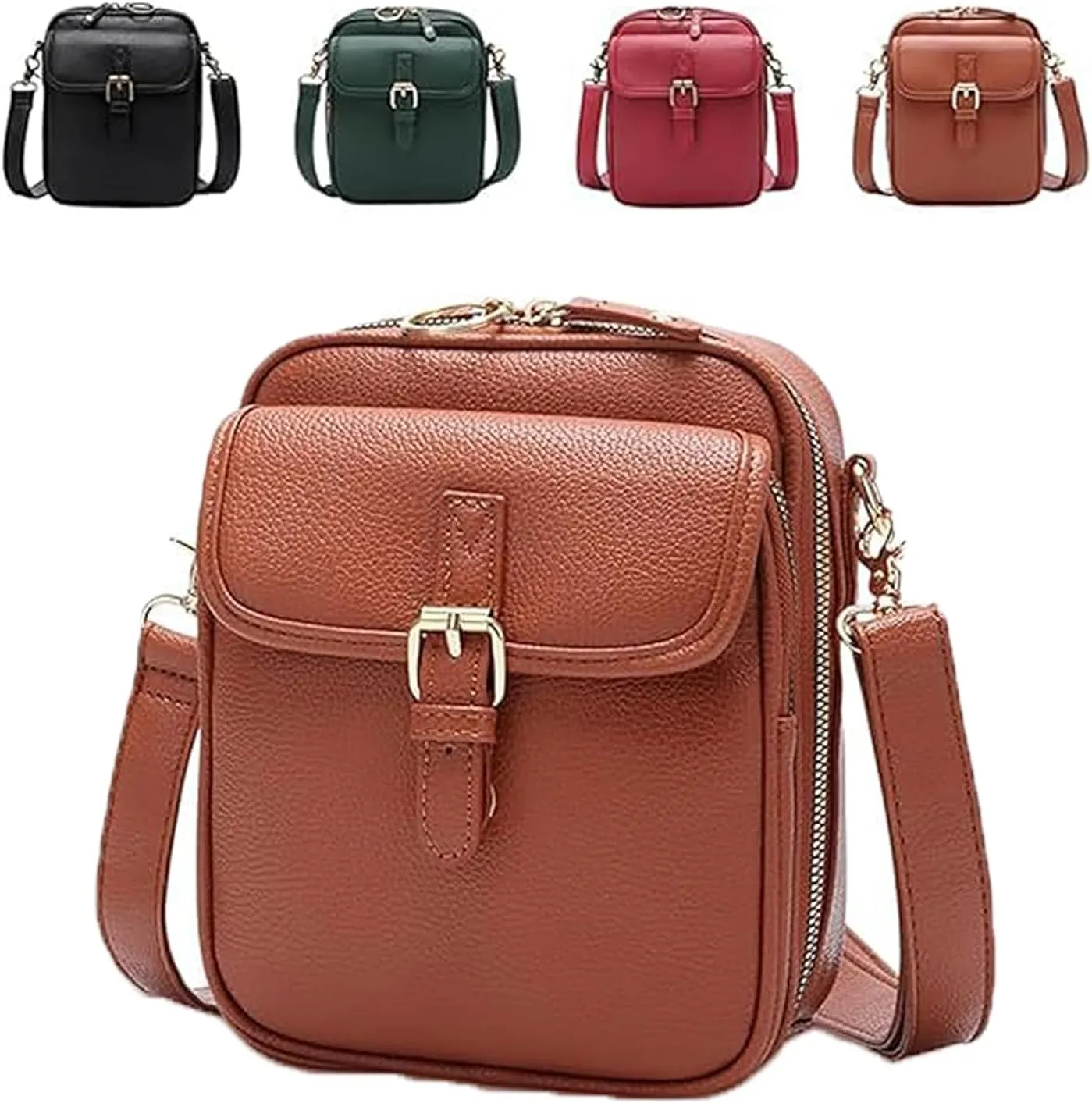 Comebybuy Vintage Large Capacity Messenger Bag, Purse Vintage Mini Messenger Bag for Women