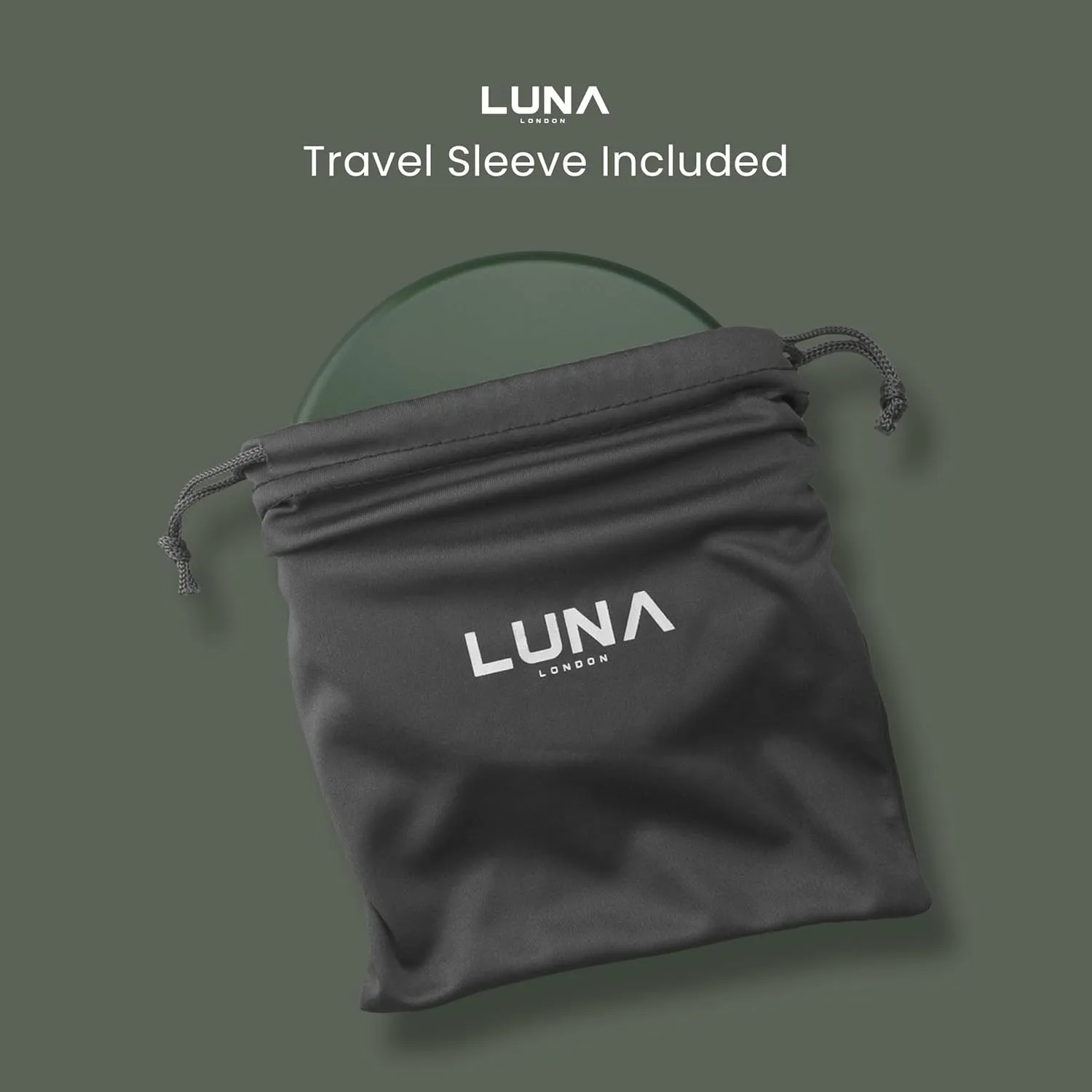 Compact Travel Mirror | Travel Makeup Mirror with Light | LED Lighted Vanity Mirror with 3 Light Modes | 7X Magnification Folding Portable & Rechargeable (Forest Green)