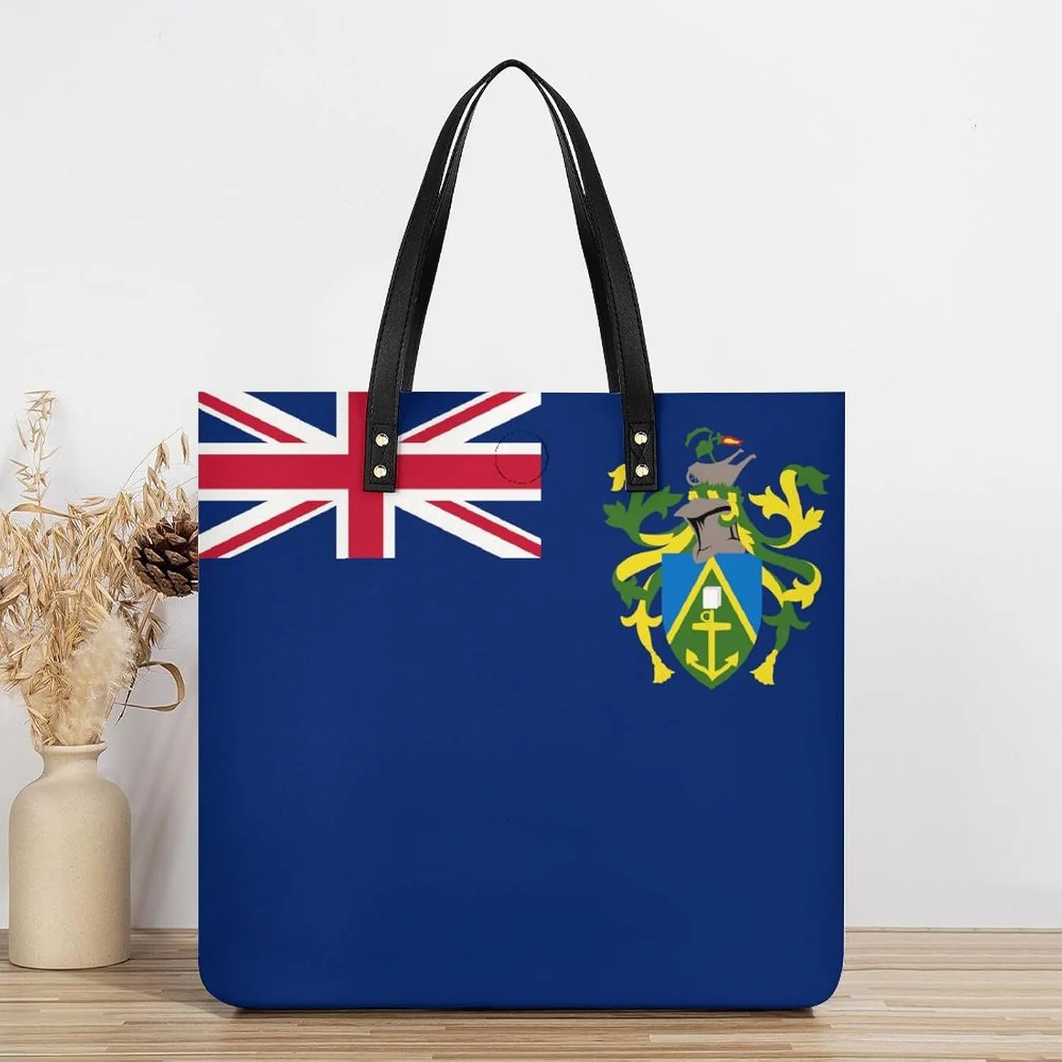 Congo Flag Women's Elegant Shoulder Bag Large Capacity Leather Tote for Casual Outings