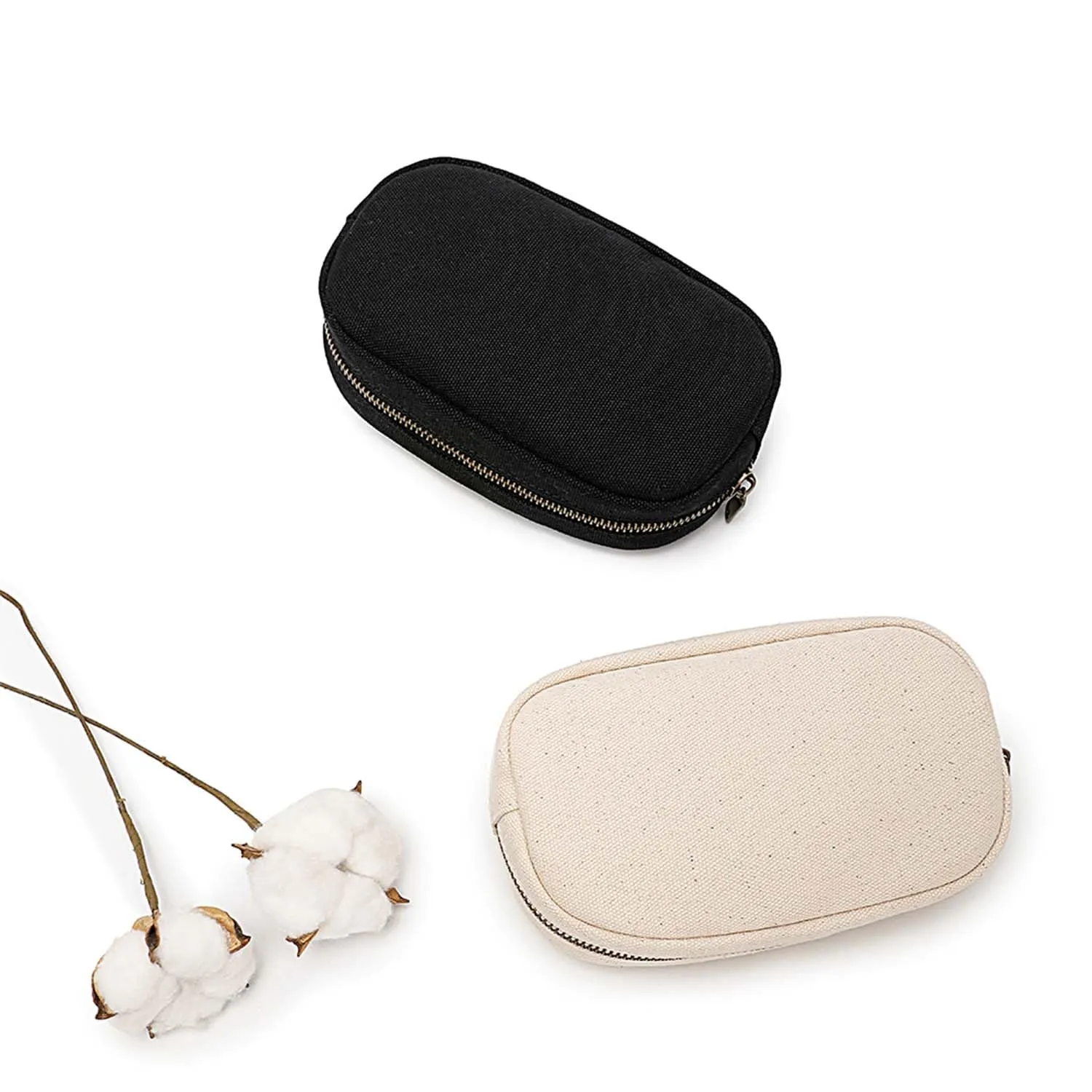 Cosmetic Bag Travel Makeup Pouch for Women Zip Up Makeup Bag Stylish and Compact