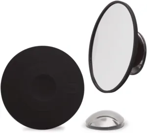 Cosmetic Mirror 15 x Magnification with Magnetic Extension Bar, Black
