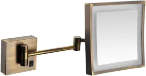 Cosmetic Mirror Wall Mounted, LED Makeup Vanity Mirror Extendable Beauty Mirror,for Shaving and Makeup,Style 2_8 inch(Style 3)