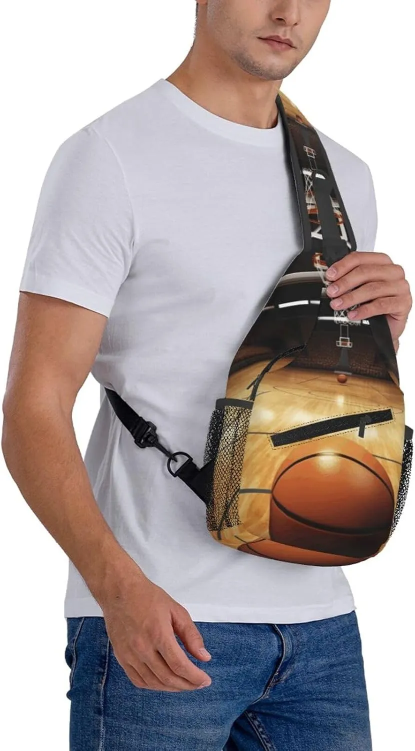 Cross Chest Bag Diagonally Sling Backpack Crossbody Shoulder Bag Beautiful Butterfly Sling Bag Travel Hiking Daypack