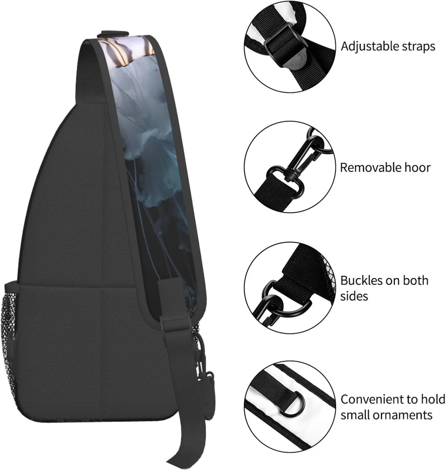 Cross Chest Bag Sling Backpack Landscape national park Sling Bag Crossbody Shoulder Bag Travel Hiking Daypack