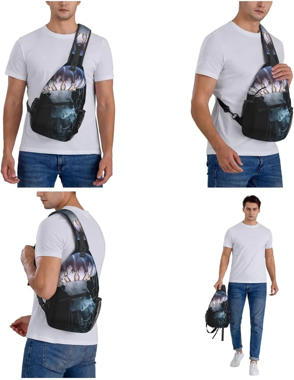 Cross Chest Bag Sling Backpack Landscape national park Sling Bag Crossbody Shoulder Bag Travel Hiking Daypack