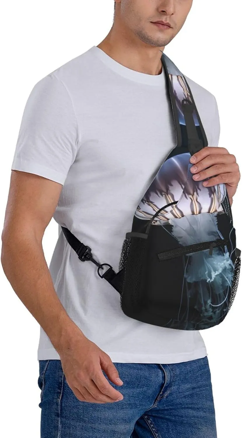 Cross Chest Bag Sling Backpack Landscape national park Sling Bag Crossbody Shoulder Bag Travel Hiking Daypack