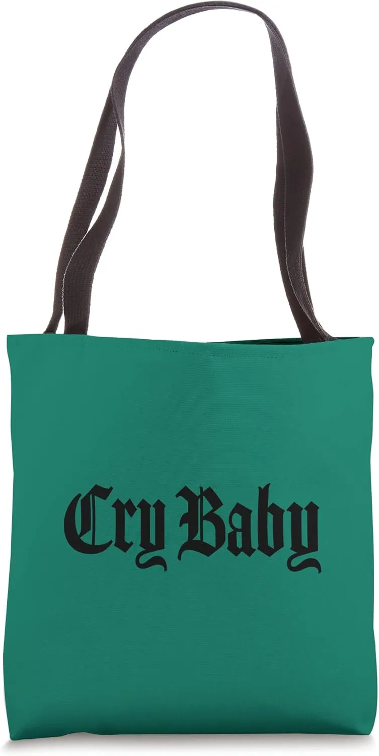 CRY BABY Old English Design Tote Bag