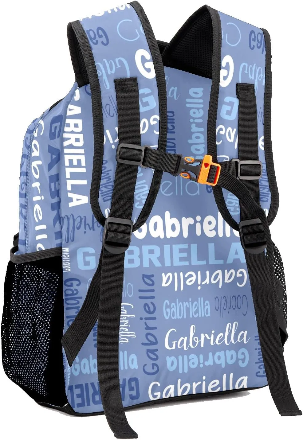 Custom Backpack Personalized Bookbag with Name for Elementary Girls Boys, Waterproof Customize School Book Bag, Unique Back Pack Customized Gift for Kids Back to School, 1 Pack