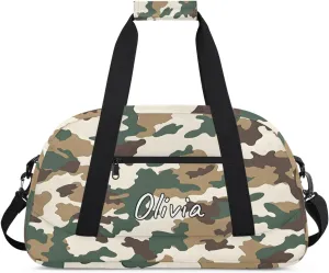 Custom Sports Gym Bag Personalized Name Travel Duffel Bag