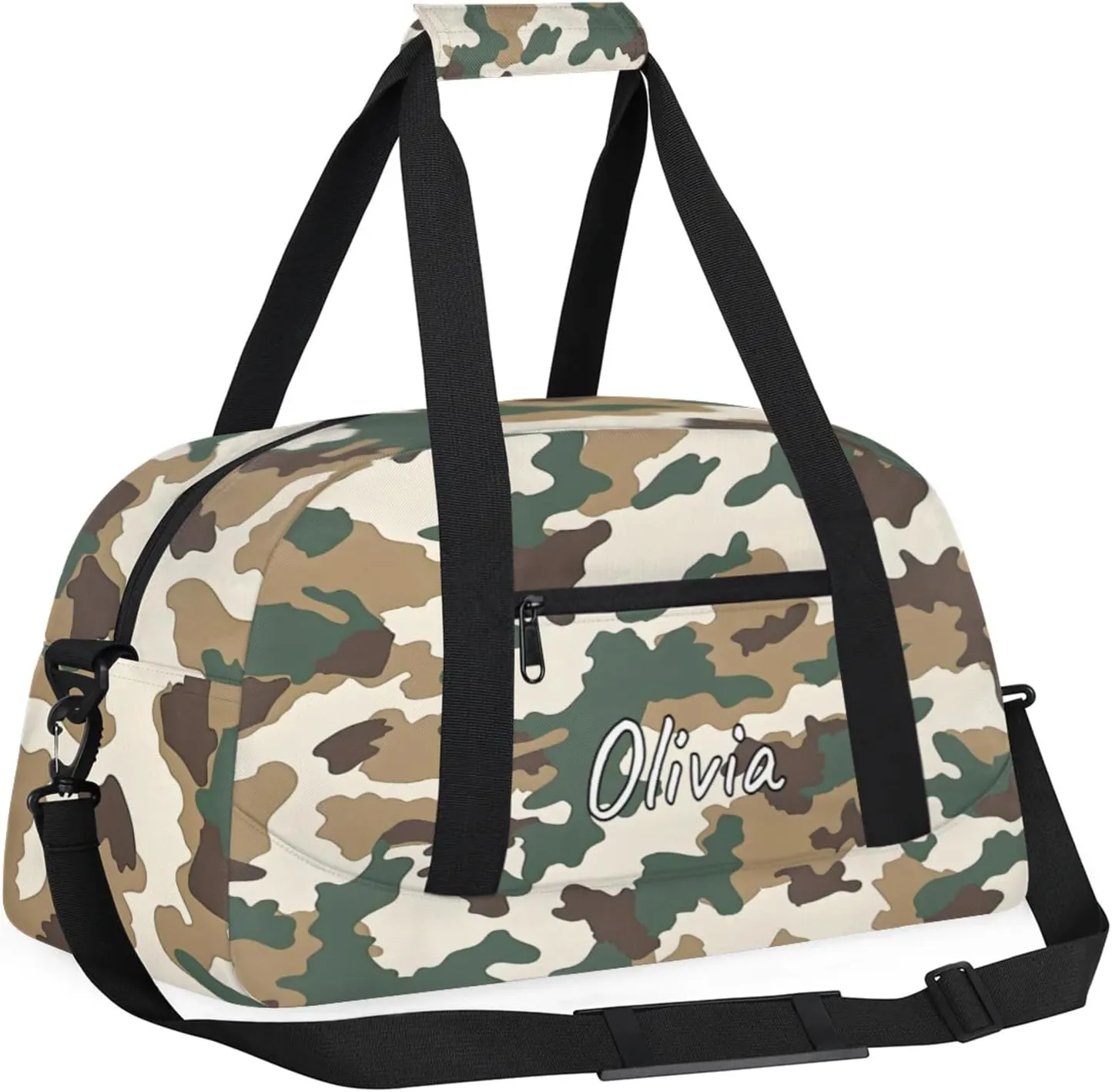 Custom Sports Gym Bag Personalized Name Travel Duffel Bag