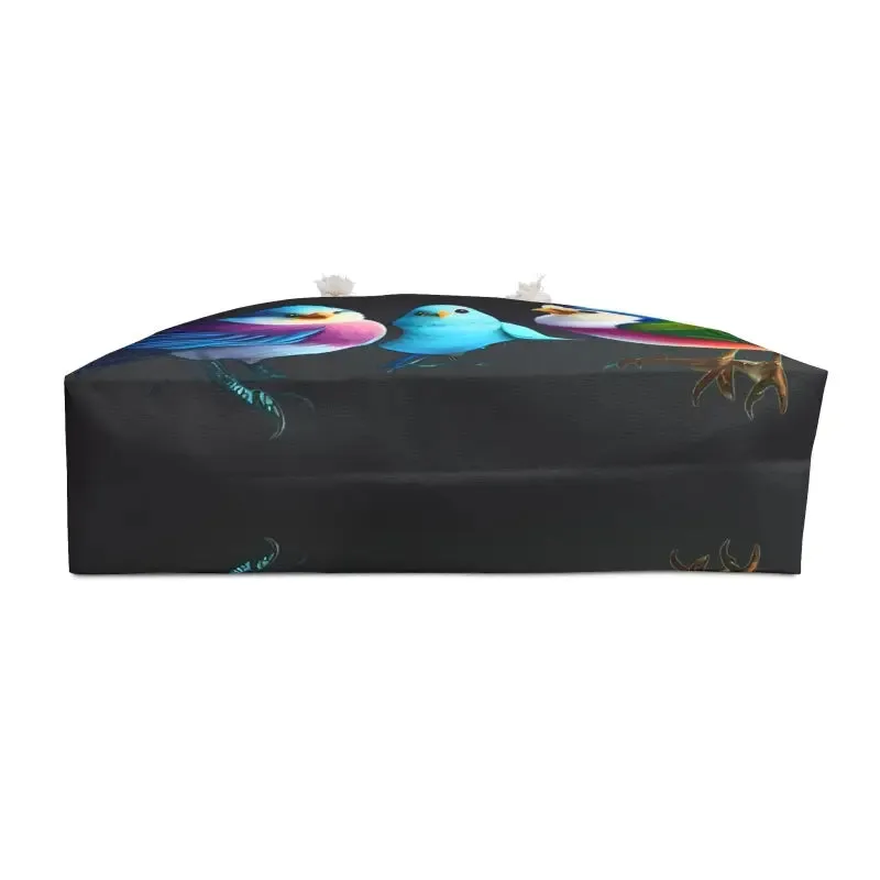 Cute Birds Weekender Bag with Oversized Chic Flair