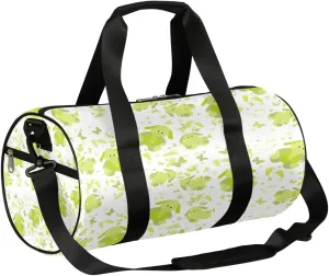 Cute Elephant Footprint Sports Gym Bag Duffel Bags Workout Lightweight Shoulder Weekender Bag Travel Duffel Bag for Men Women(Cute Animal)