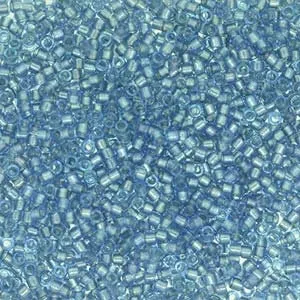DB 2383, Fancy Lined Silver Sky - Miyuki Delica Beads - Size 11 - 5 grams - Japanese Cylinder Glass  Seed Beads - Wholesale & Retail