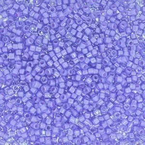 DB 2388, Fancy Lined Aqua Pink - Miyuki Delica Beads - Size 11 - 5 grams - Japanese Cylinder Glass  Seed Beads - Wholesale & Retail