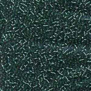 DB 607, Dyed Silver Lined Bright Teal, Miyuki Delica Beads - Size 11 - 5 grams - Japanese Cylinder Seed Beads - Retail & Wholesale