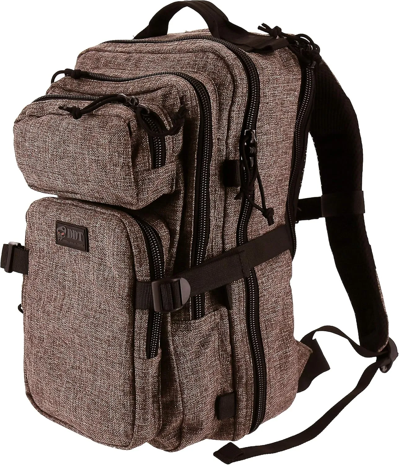 DDT Death Dealer Tactical Drifter Urban EDC Day Backpack, Color Burlap
