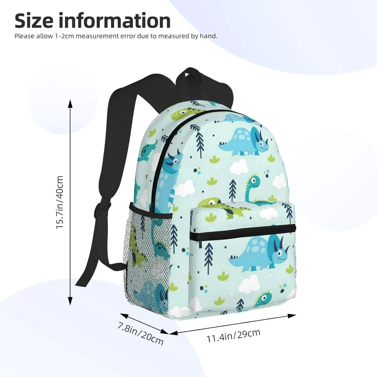 Dinosaur Pattern Print Comfortable Backpack,Your Essential Casual Travel Bag For Outdoor Adventures