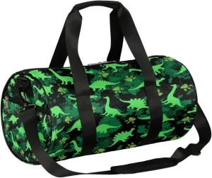 Dinosaurs Footprints Sports Gym Bag Duffel Bags Workout Lightweight Shoulder Weekender Bag Travel Duffel Bag for Men Women(Animal Dinosaurs)