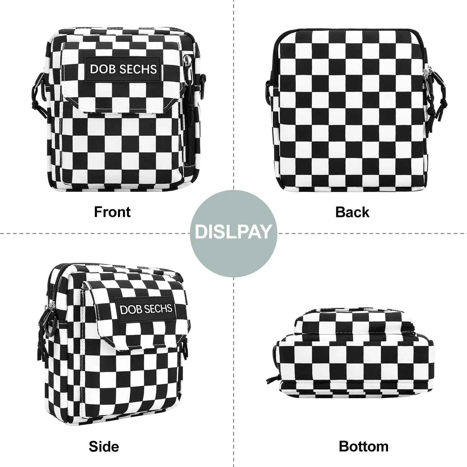 DOB SECHS Crossbody Purse Small Messenger Bags for Women Shoulder Bag…