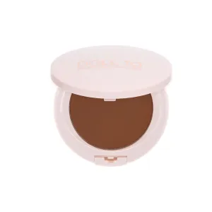 Doll 10 T.C.E. Super Coverage Serum Powder Foundation - Lightweight Buildable Full Coverage Hydrating Anti-Aging Face Makeup (Deep Rich)