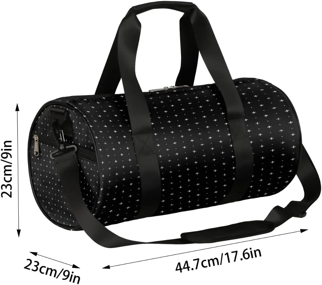 Dots Tiles Classic Gym Bag Small Gym Duffel Bags for Men Women Overnight Weekender Bag Lightweight Sport Duffle Bag Carry On Gymbag