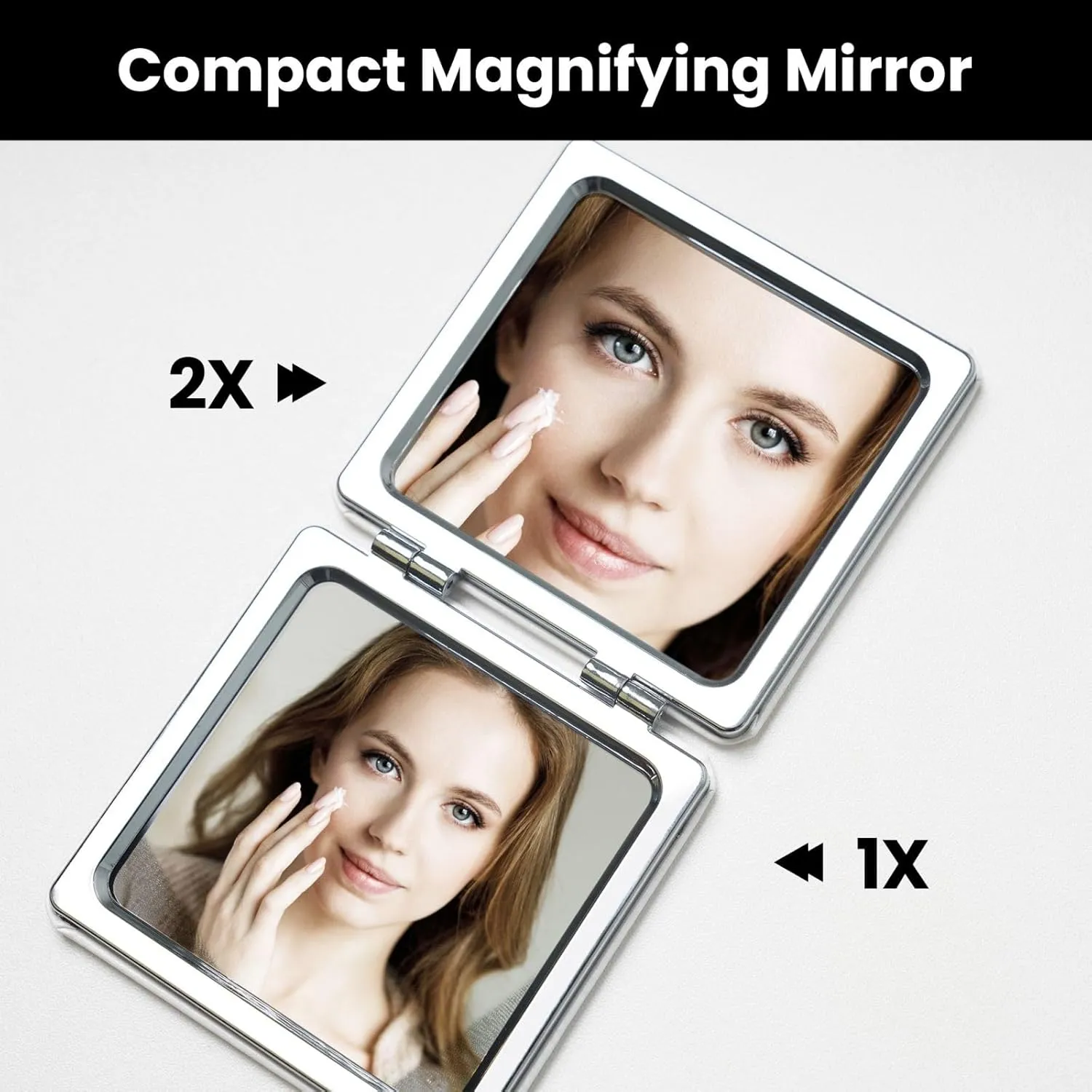 Dragonfly Painting Portable Pocket Cosmetic Mirror-Compact and Light, It is A Necessary Thing to Go Out for Beauty and Makeup