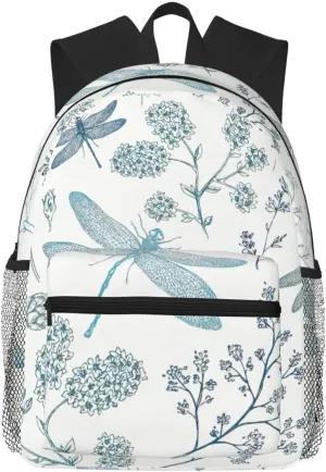 Dragonfly print Lightweight and comfortable backpack Casual Laptop Backpack for Travel Hiking