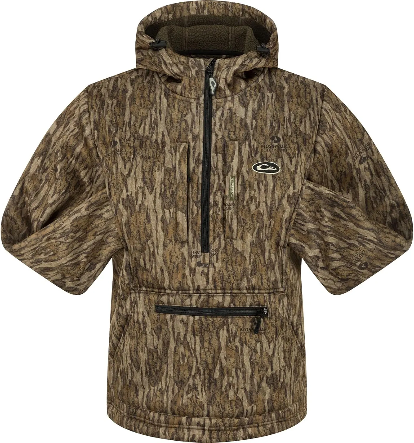 Drake Waterfowl Men's Ultimate Wader 1/4 Zip Hunting Warming Sherpa-Lined Breathable Water Repellent 4-Way Stretch Hoodie