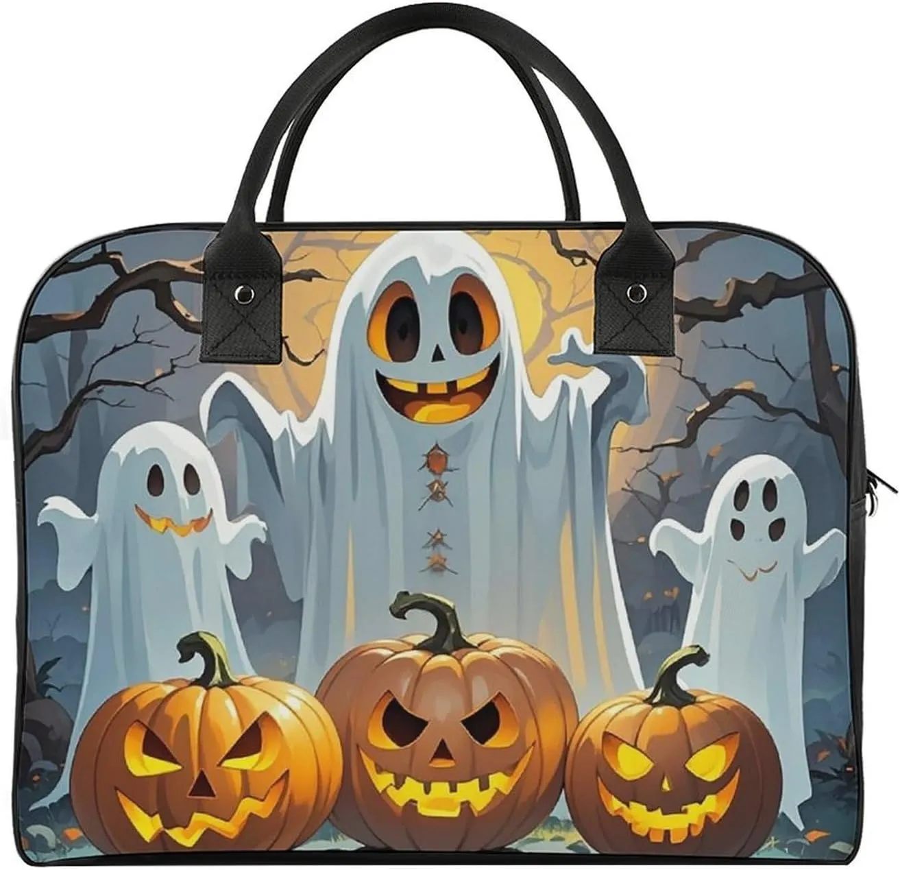 Duffle Bag for Travel Tote Bag Crossbody Bags Strange Ghost Printed Gym Bag Shoulder Bag Travel Handbag for Men Women