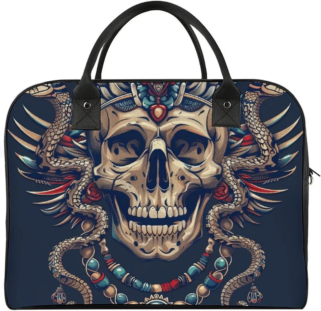 Duffle Bag for Travel With Egyptian Necklace Printed Tote Bag Crossbody Bags Gym Bag Shoulder Bag Travel Handbag