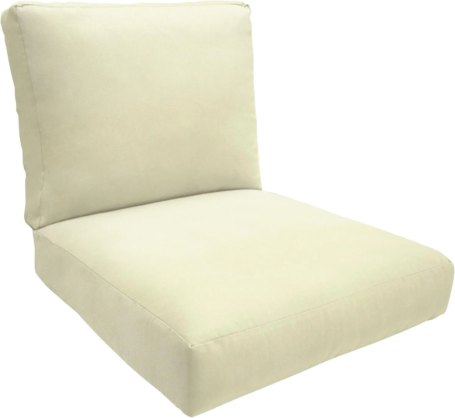 Eddie Bauer Cushion, 26" X 26" X 5", Canvas Natural