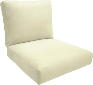 Eddie Bauer Cushion, 26" X 26" X 5", Canvas Natural