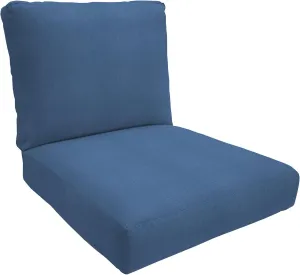 Eddie Bauer Cushion, 26" X 26" X 5", Canvas Regatta