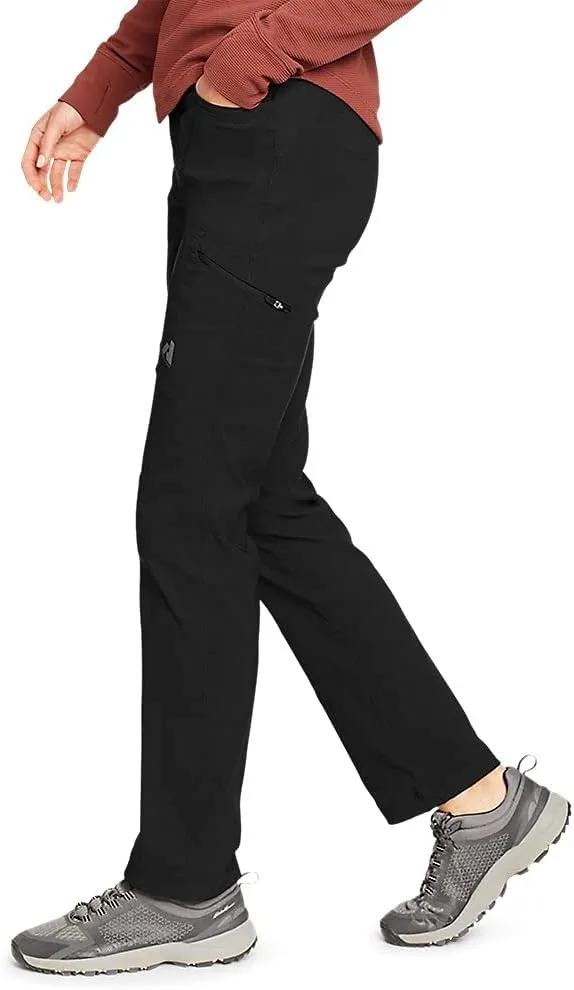 Eddie Bauer Women’s Rainier Hiking Pants, Durable, Comfortable, Water Repellent, Phone Pocket, UPF 50  Protection