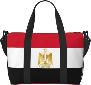Egyptian flag Duffel Bags for Traveling - Lightweight Personal Item Travel Bags, Gym Bags for Men and Women