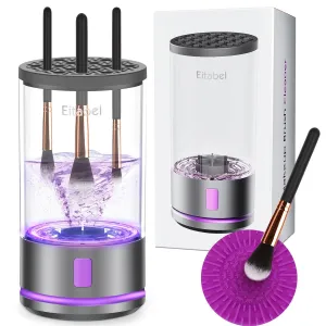 Electric Makeup Brush Cleaner machine, 2 in 1 Makeup Brush Cleanser & Washer Combined, Automatic Spinning Makeup Brush Cleaner For All Size Beauty Brush and Sponges