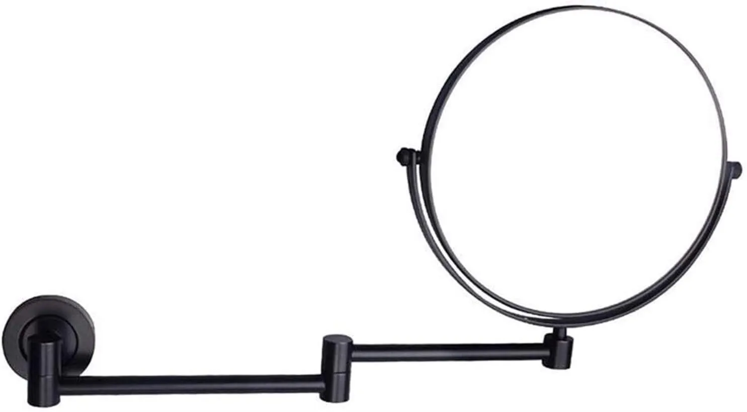 ELTOX Vanity Mirror Makeup Mirror Cosmetic Mirror,Shaving Mirror,Stainless Steel/Wall-Mounted/Swivel/Retractable/Double-Sided/Easy to Install