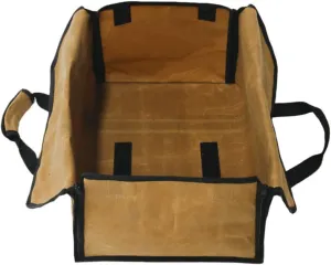 Enclosed Design Firewood Holder Bag Large Capacity Log Tote Padded Handles