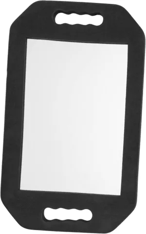Ergonomic Handle Design Foam Frame Mirror Small Square Mirror for Hair Makeup Barber
