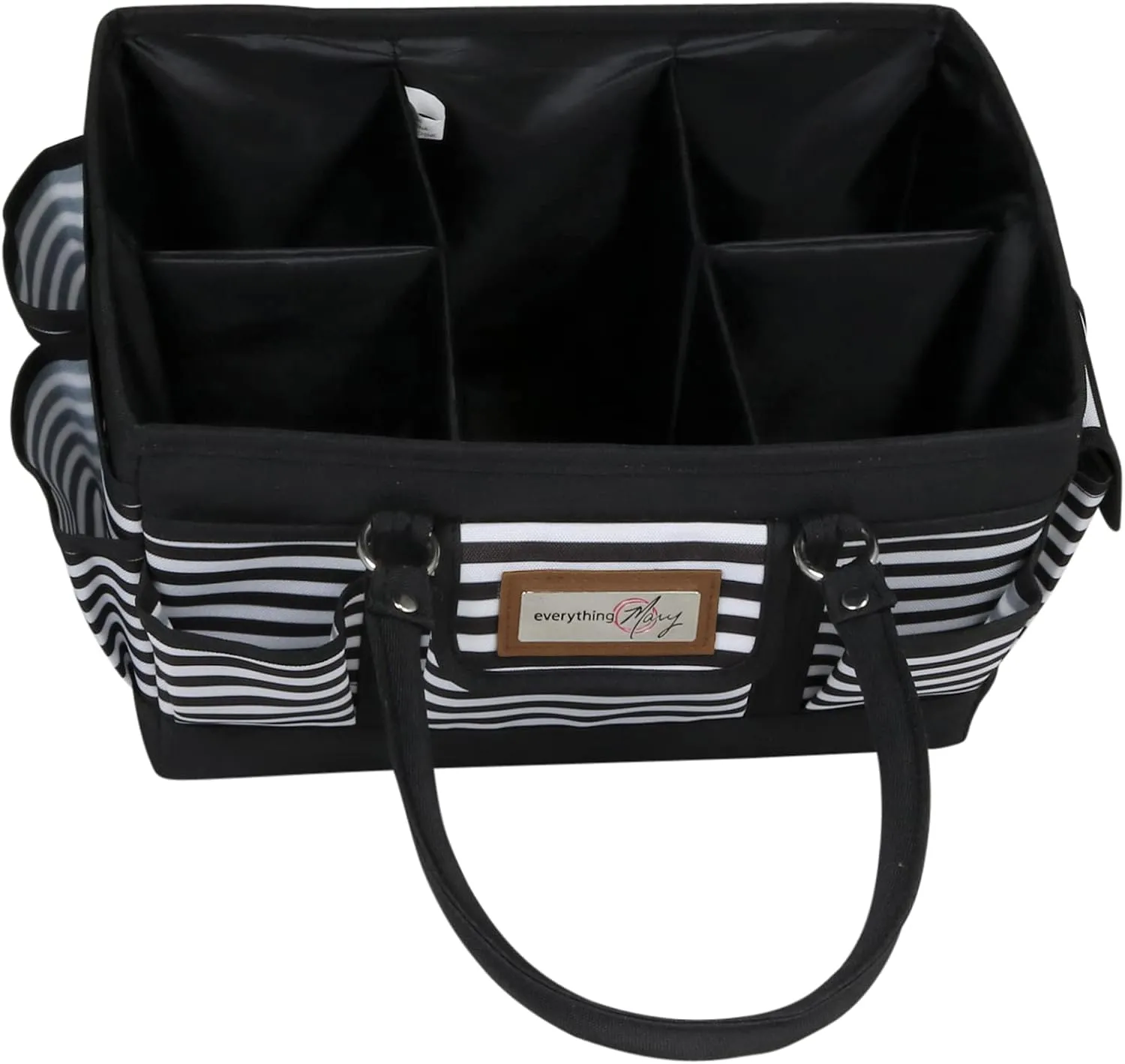 Everything Mary Deluxe Collapsible Store & Tote Organizer with Handles – Multipurpose Storage for Diapers, Snacks, Crafts, Toys, Office Supplies & Everyday Essentials