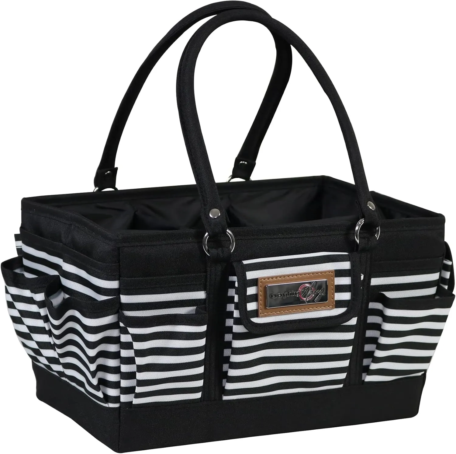 Everything Mary Deluxe Collapsible Store & Tote Organizer with Handles – Multipurpose Storage for Diapers, Snacks, Crafts, Toys, Office Supplies & Everyday Essentials