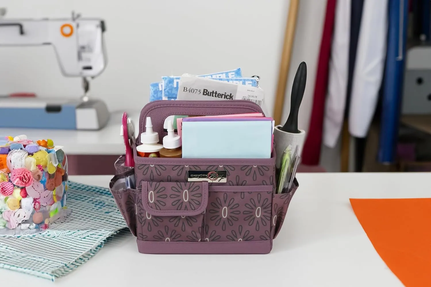 Everything Mary Store and Tote Desktop Caddy - Organizer for Crafts, Art Supplies, Office, School, and Home - Versatile Tote for Supplies and Everyday Storage