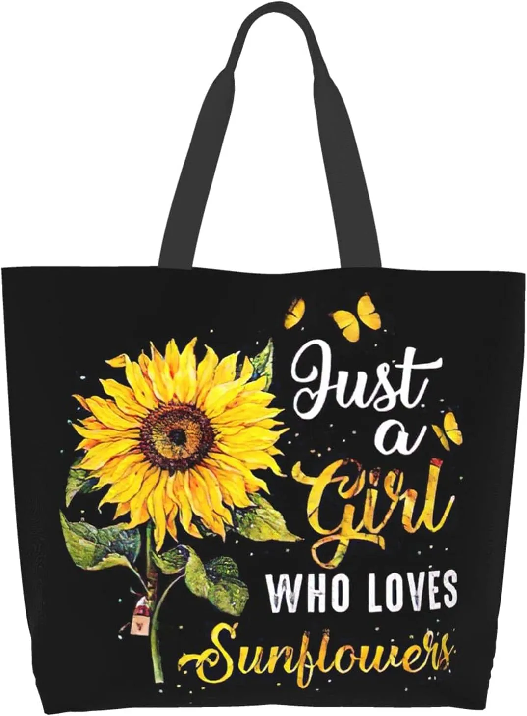Famame Canvas Tote Bag Large Women Casual Shoulder Bag Handbag Reusable Multipurpose Shopping Grocery Bag For Outdoors…
